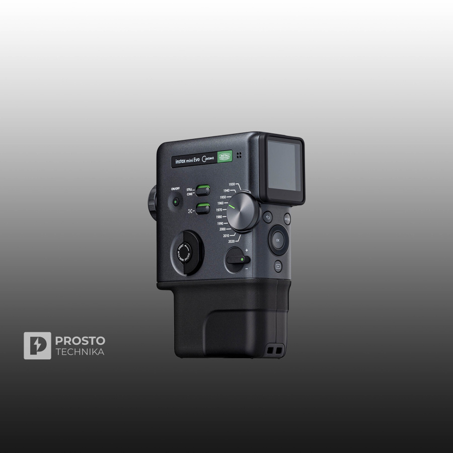 Гибридная камера мгновенной печати Fujifilm Instax Mini Evo Cinema Black